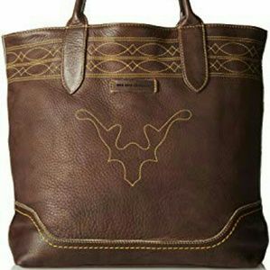 Frye Campus Stitching Horse Tote in "Walnut"